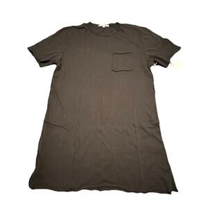 Cotton Citizen Mens Jagger Tee Jet Black Supima Cotton Pocket T-Shirt S M602715